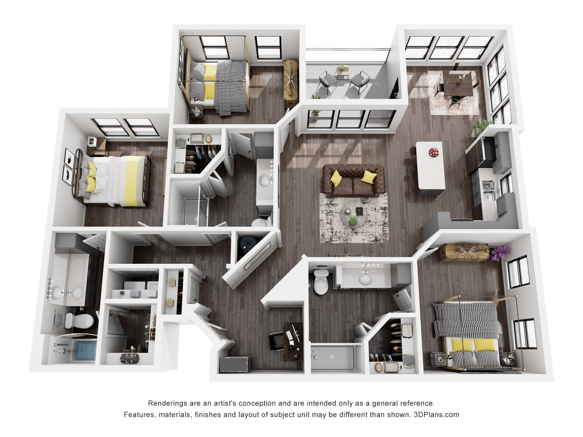 3B floor plan