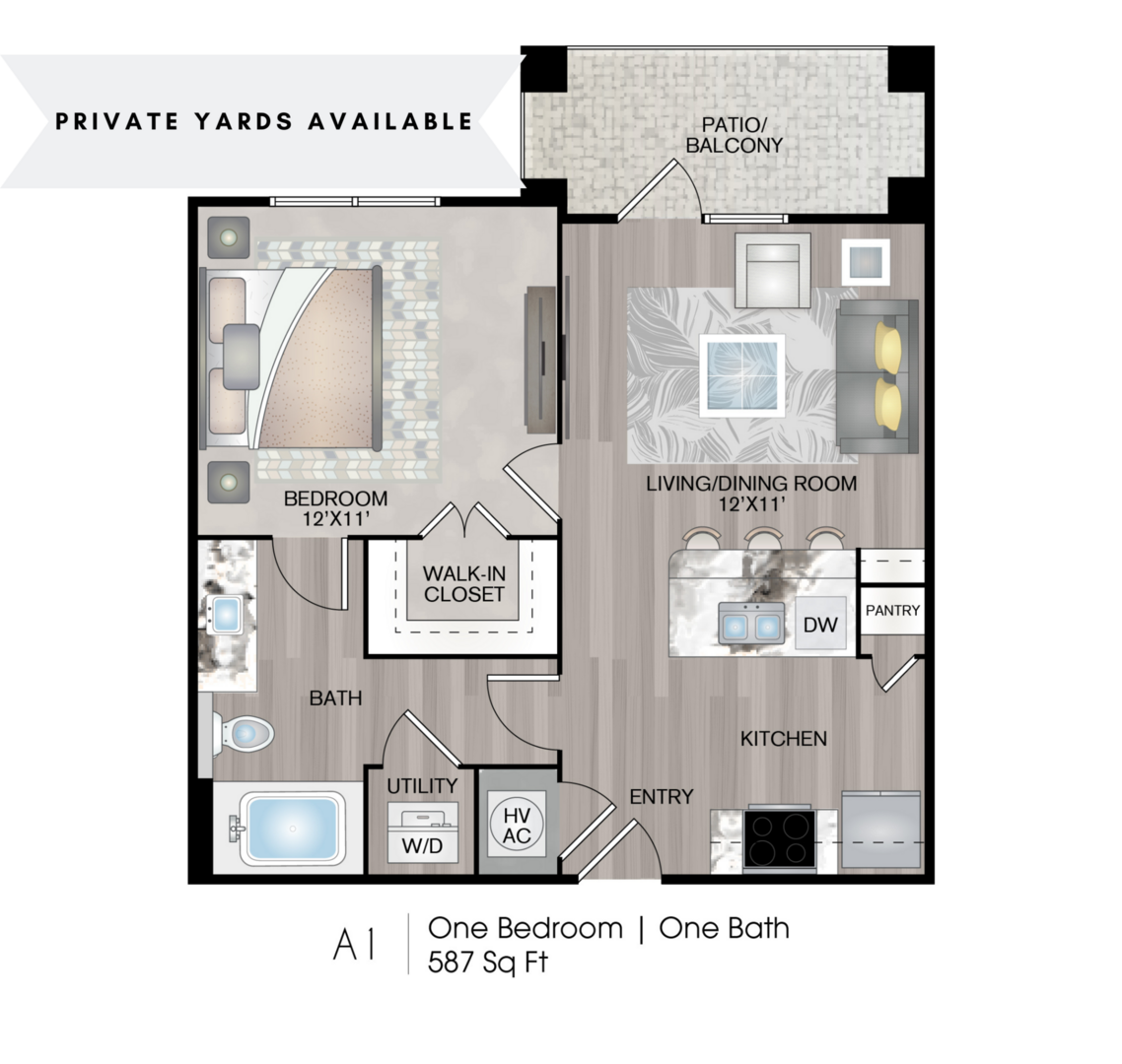 1 Bedroom Apartment – 23403 Kingsland Boulevard #8201, Katy, TX 77494