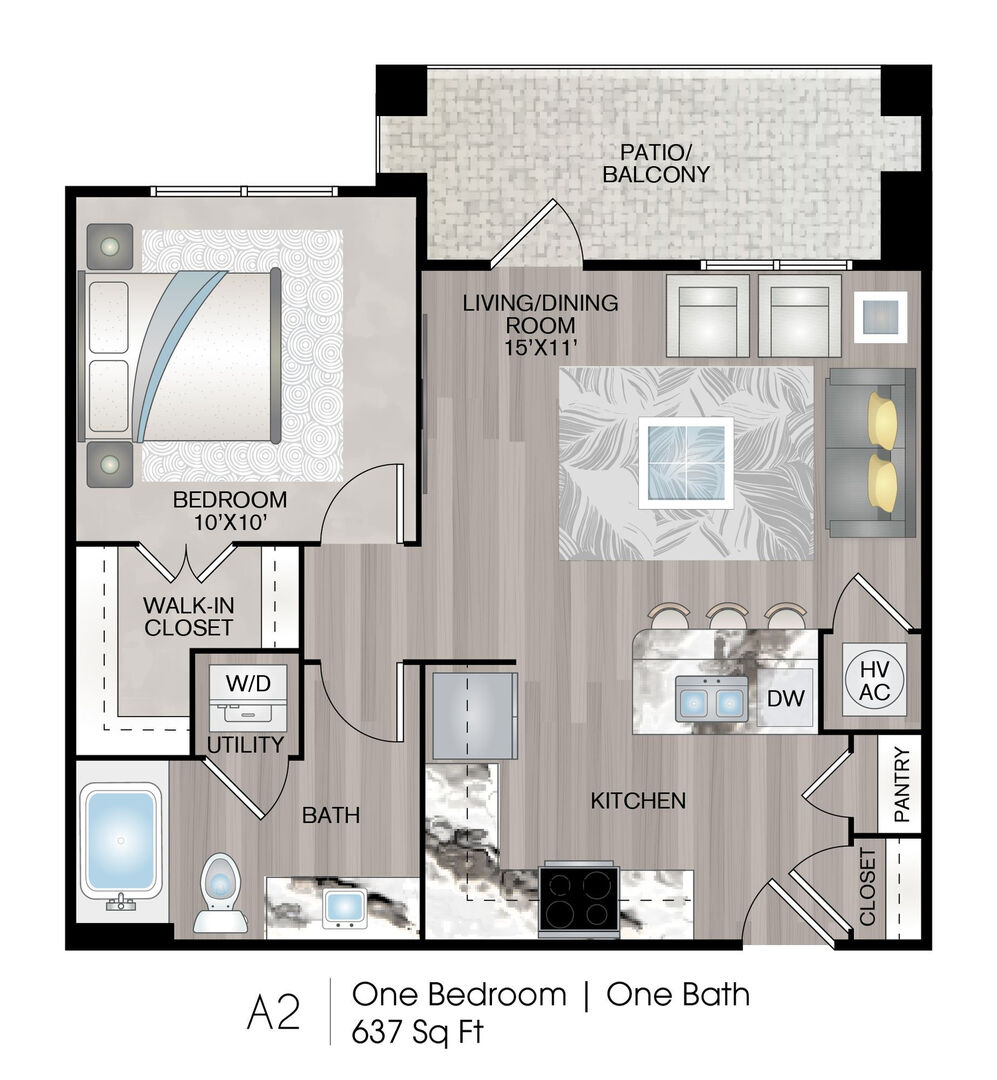1 Bedroom Apartment – 23403 Kingsland Boulevard #4209, Katy, TX 77494