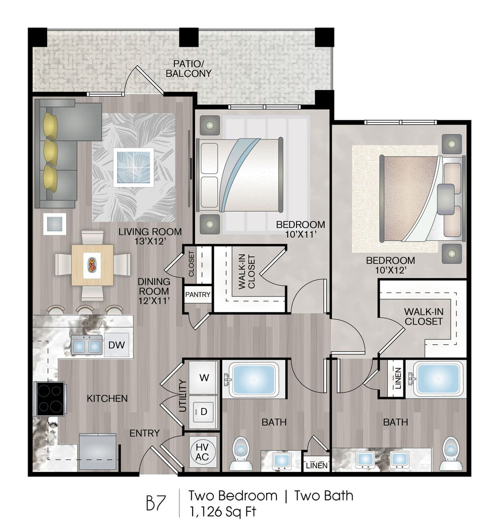 2 Bedroom Apartment – 23403 Kingsland Boulevard #4312, Katy, TX 77494