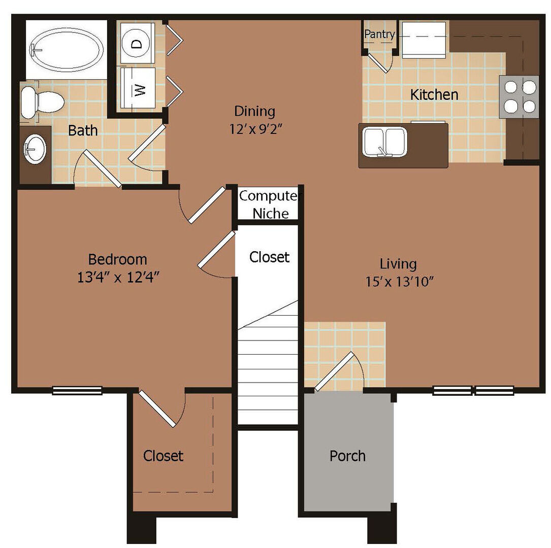 1 Bedroom Apartment – 14700 Woodson Park Drive #1812, Houston, TX 77044