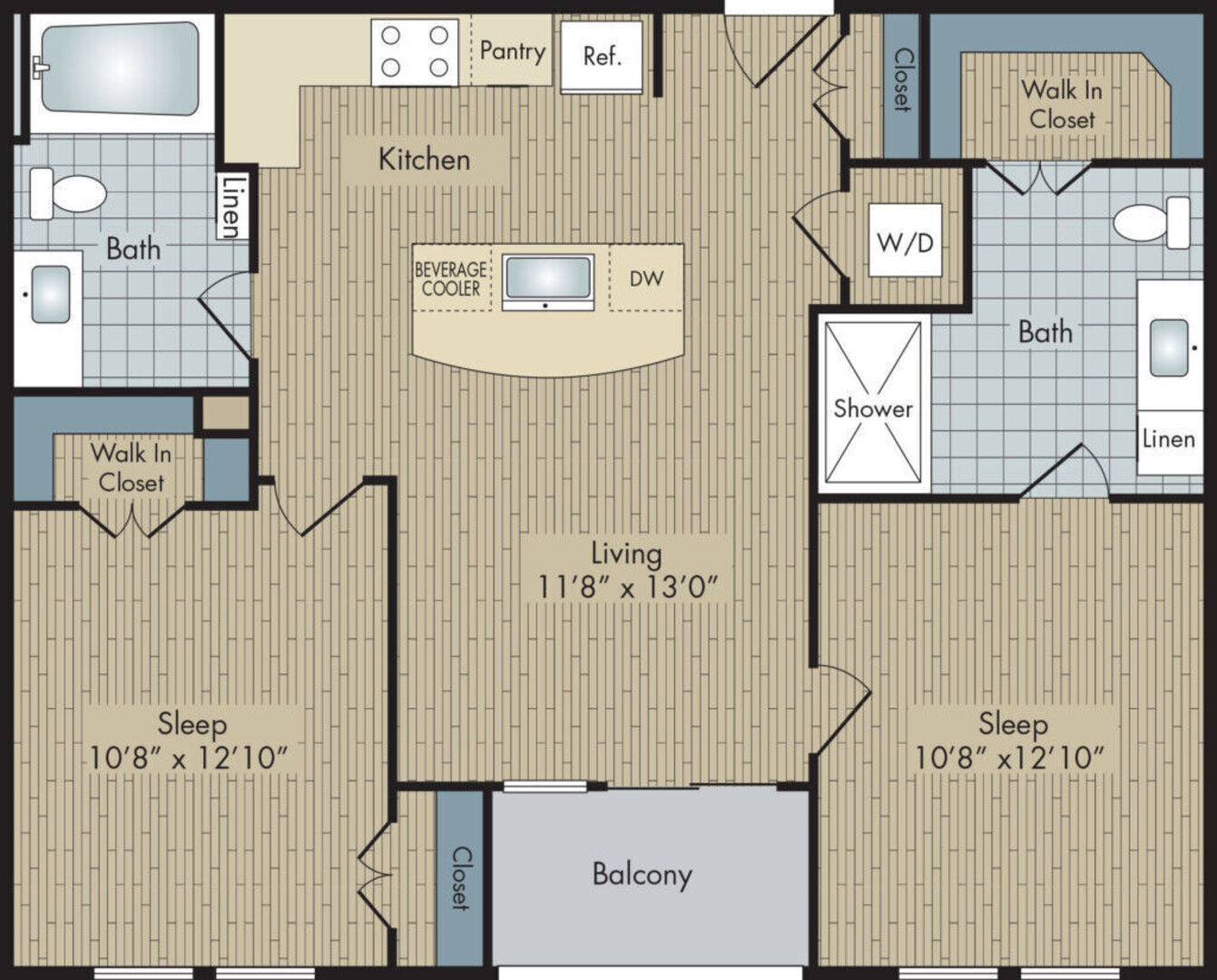 2 Bedroom Apartment – 4021 Ridge Avenue #2315, Philadelphia, PA 19129
