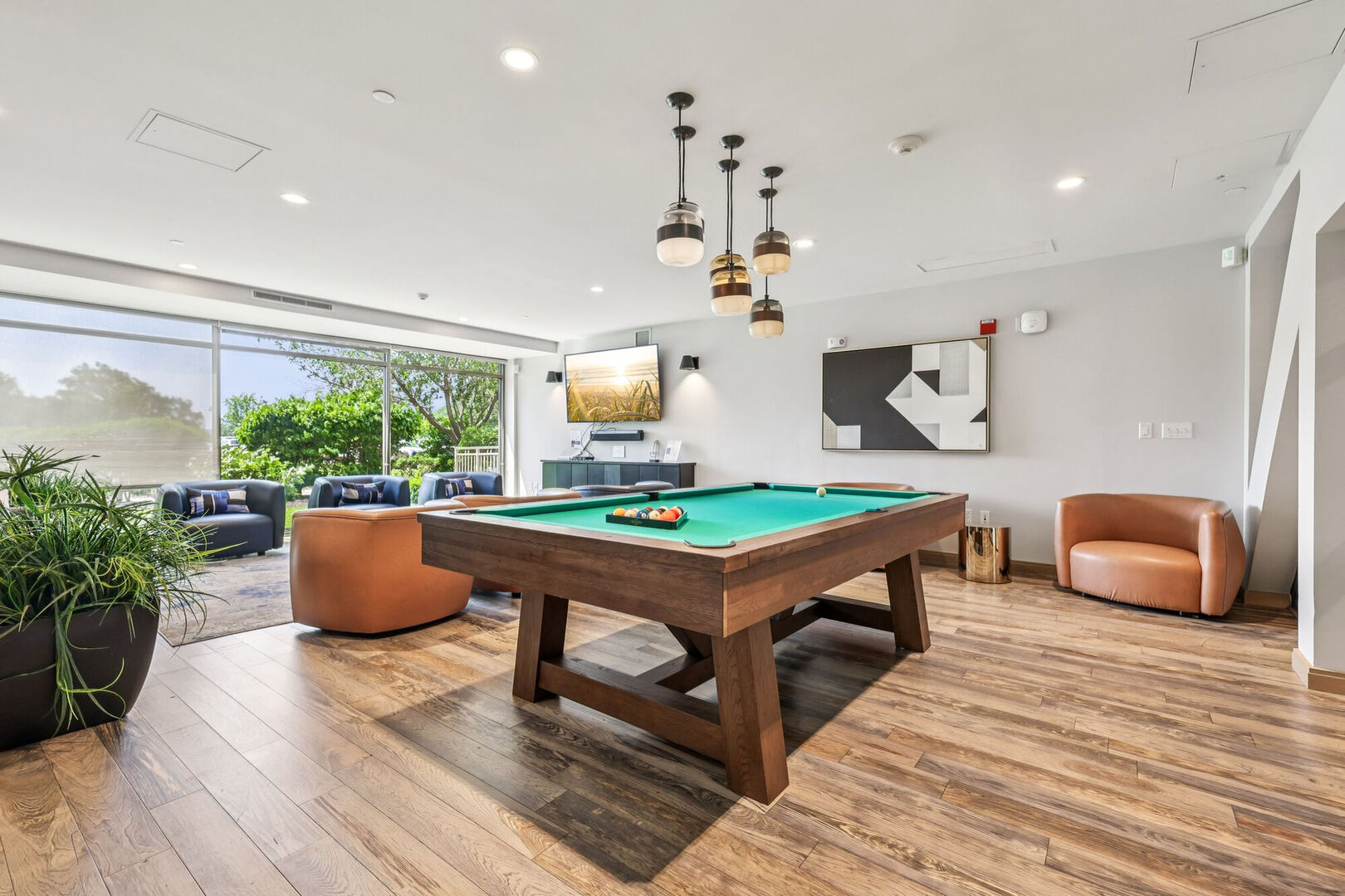 Game room at Quarrystone at Overlook Ridge