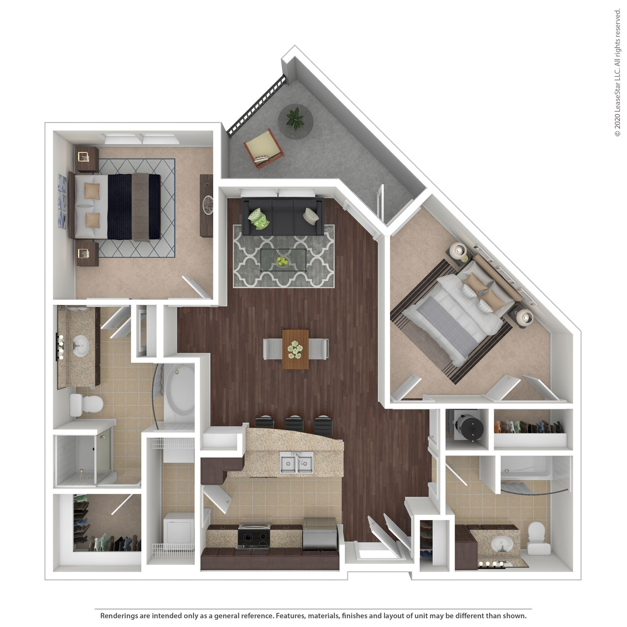 2B floor plan