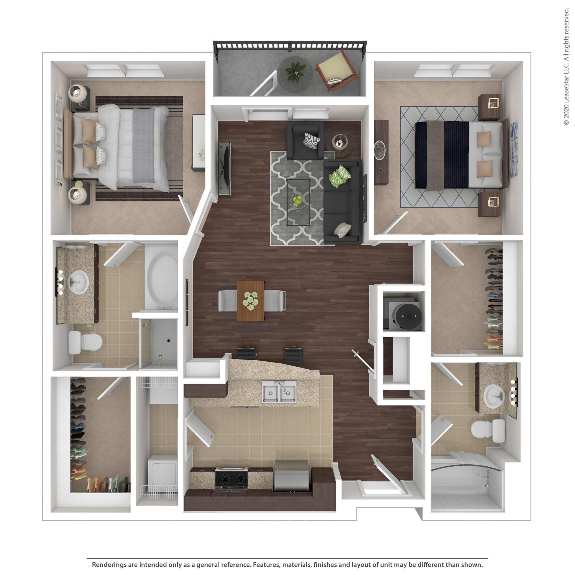 2C floor plan