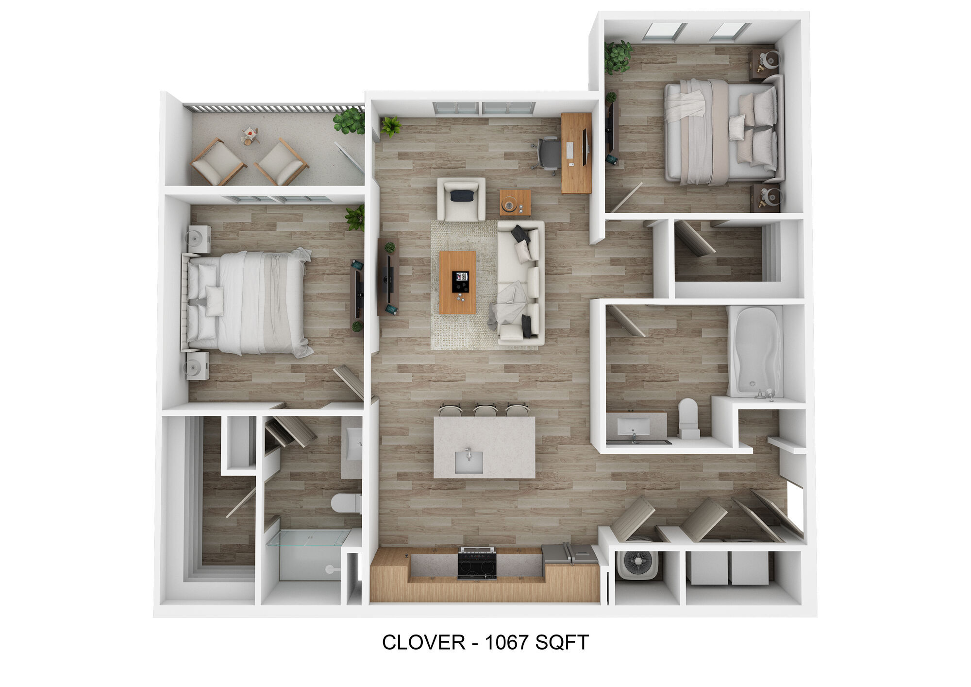 Clover floor plan