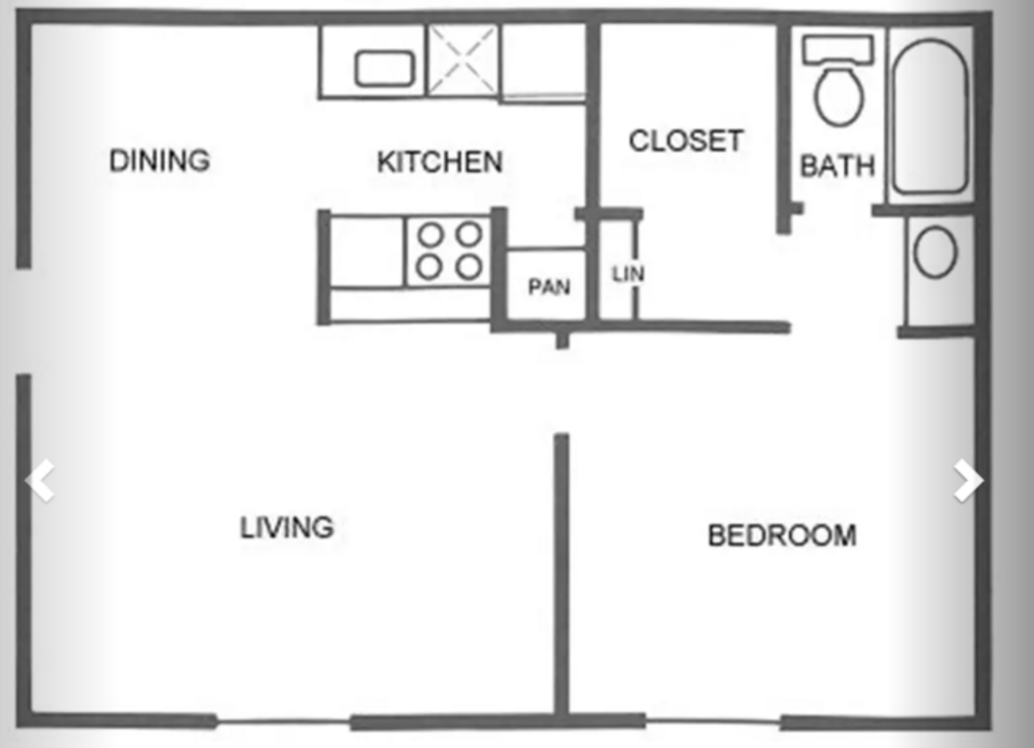 1 Bedroom Apartment – 9707 South Gessner Road #3209, Houston, TX 77071