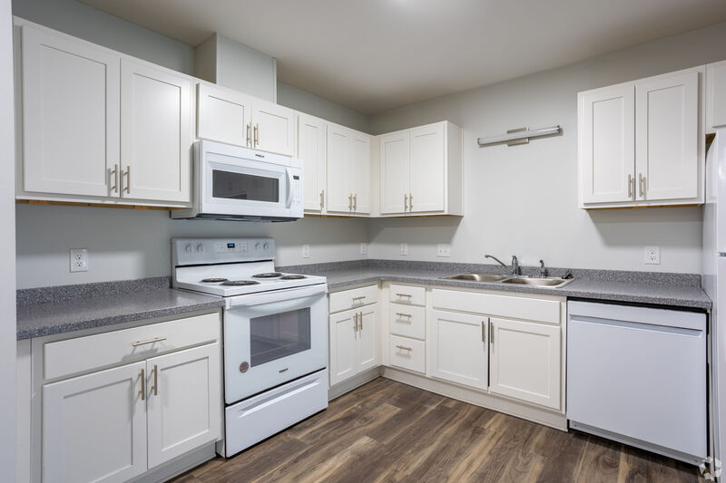 Coffee Bar in the Community room at Cottage Bluff Apartments in Clinton, Iowa.