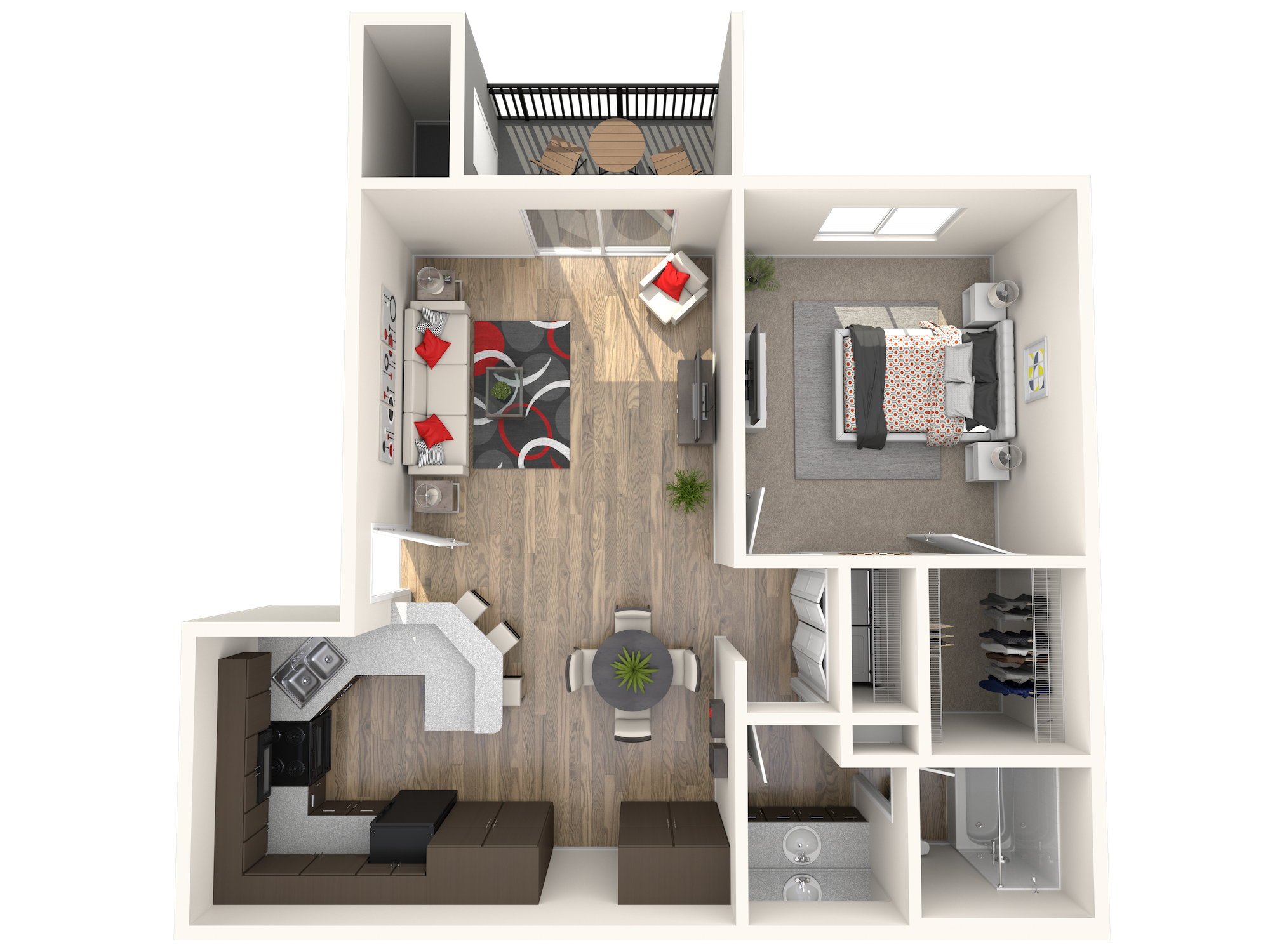 1x1Ac floor plan