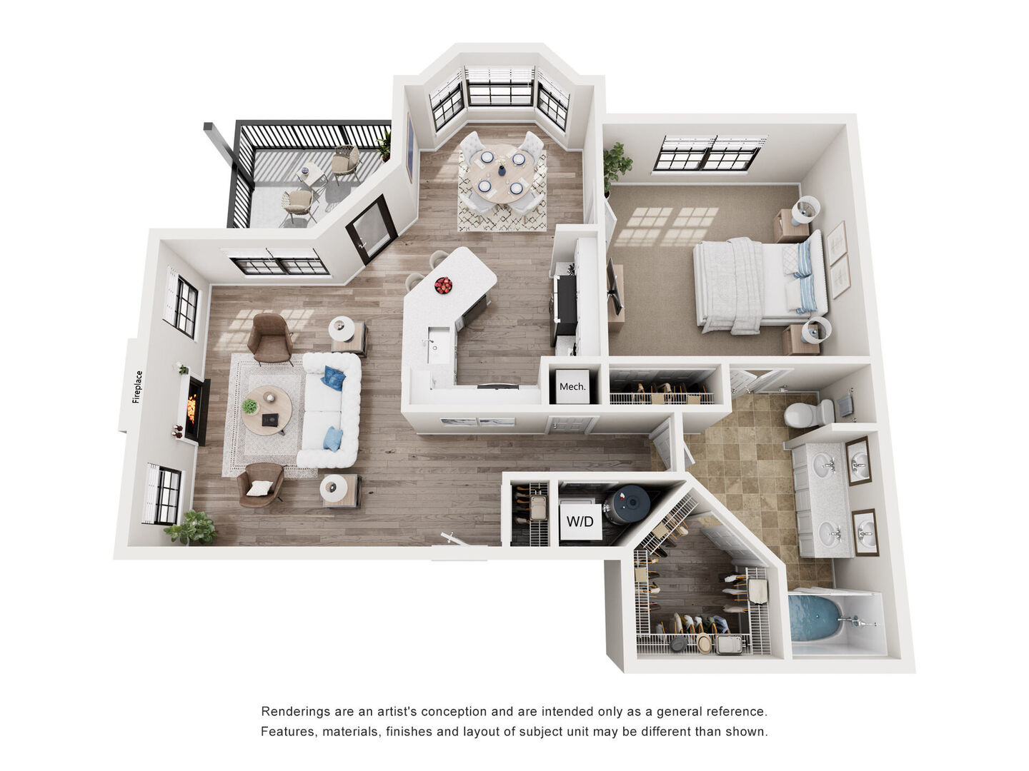 A1 floor plan