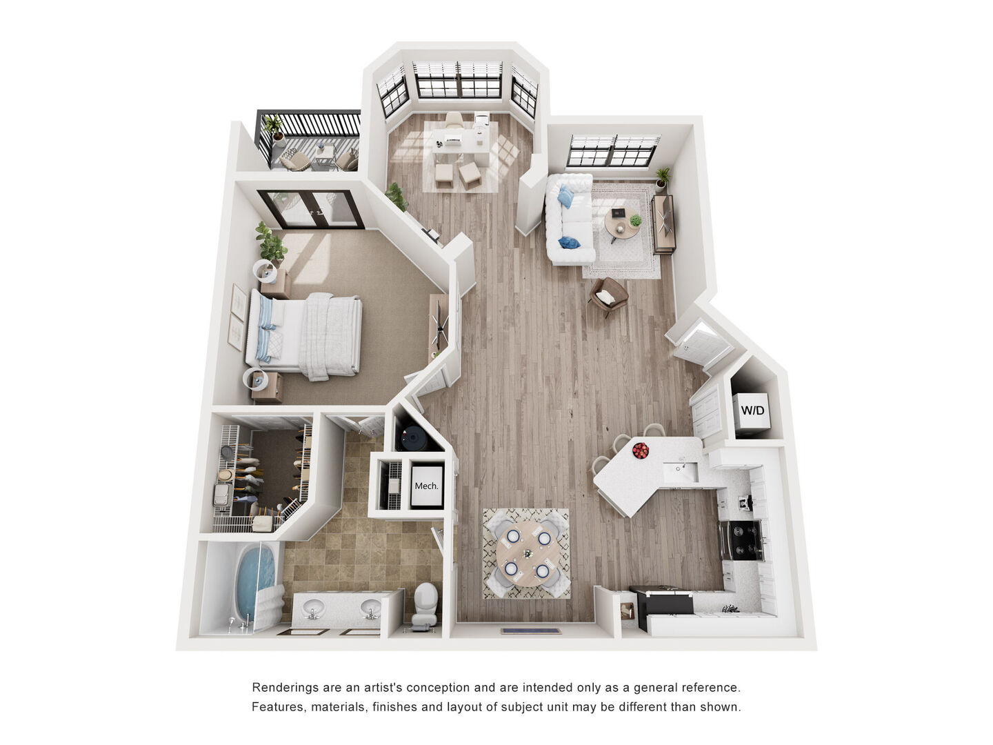 A2 floor plan