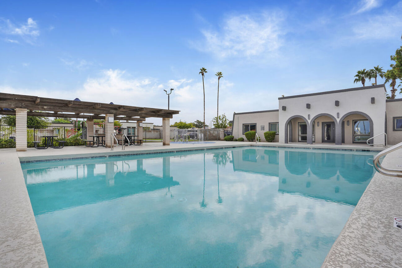 Pool and poolside area at La Palmilla.