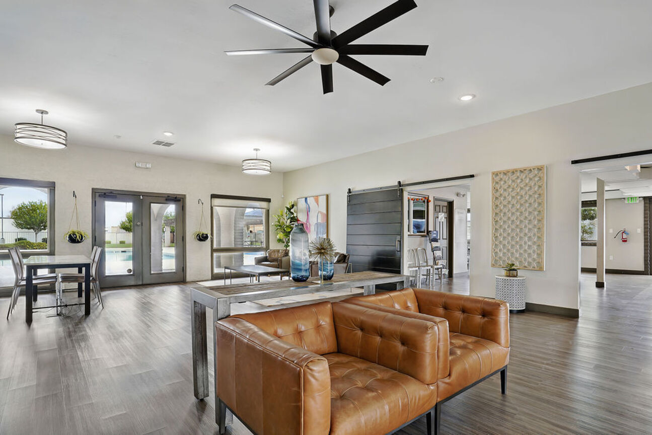 Shared interior space at La Palmilla.