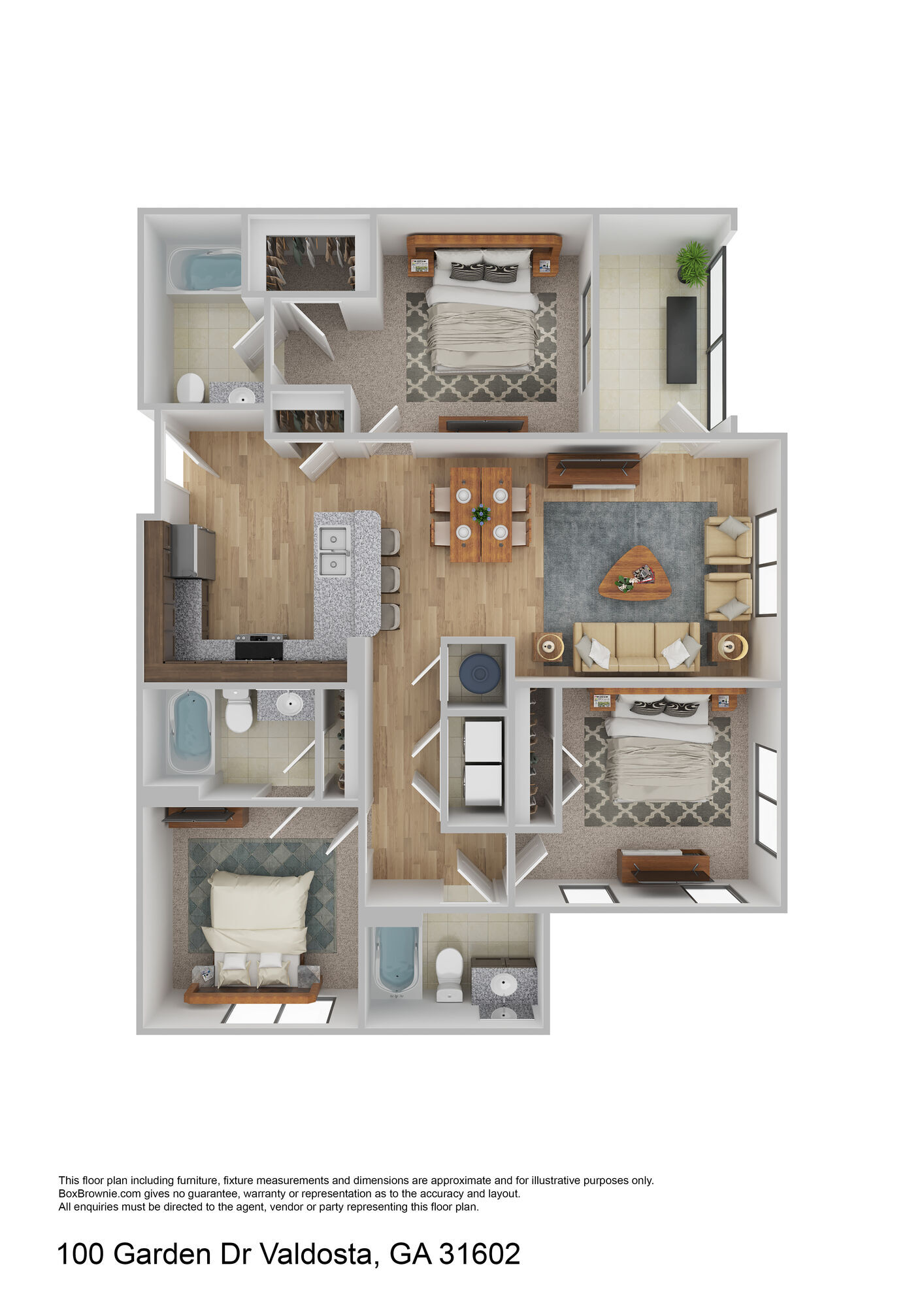 C2F-Furnished floor plan