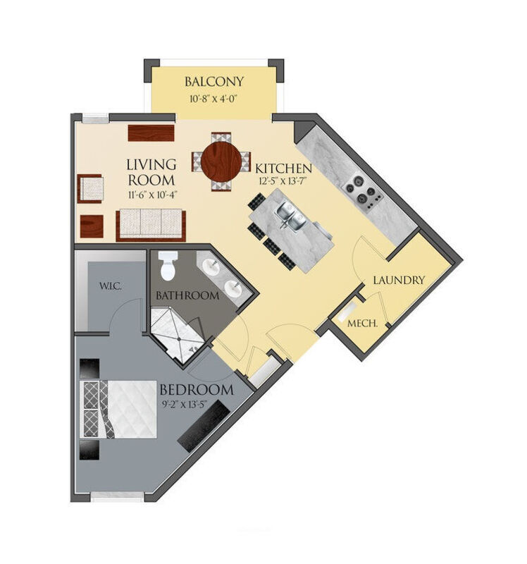 A1 floor plan