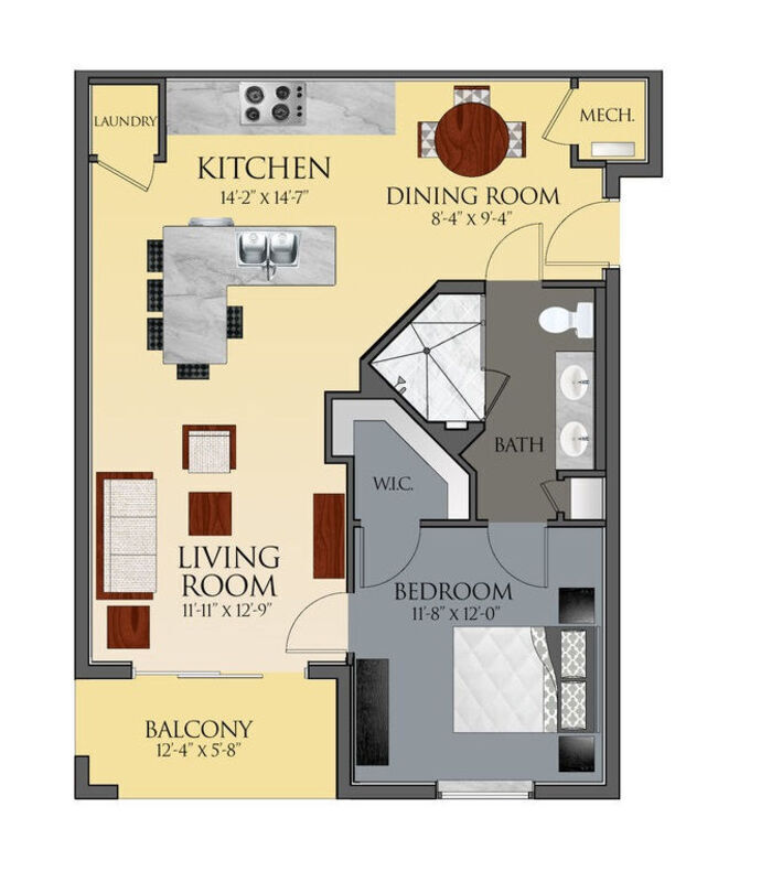 A2 floor plan