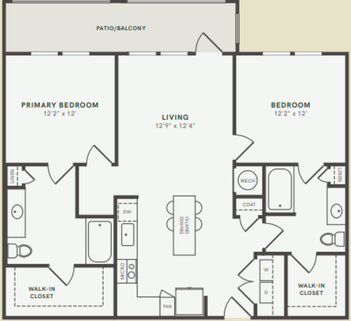 2 Bedroom Apartment – 1055 Memorial Bend Boulevard #0934, Missouri City, TX 77489