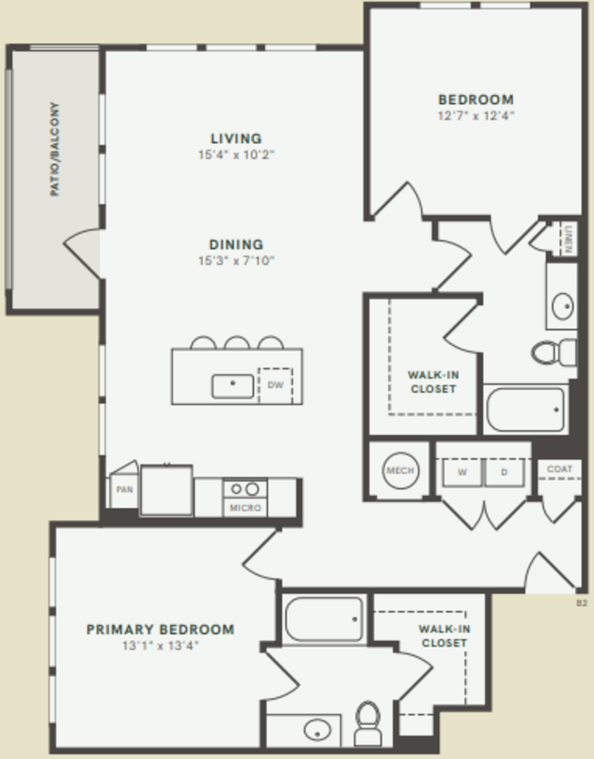 2 Bedroom Apartment – 1055 Memorial Bend Boulevard #1012, Missouri City, TX 77489