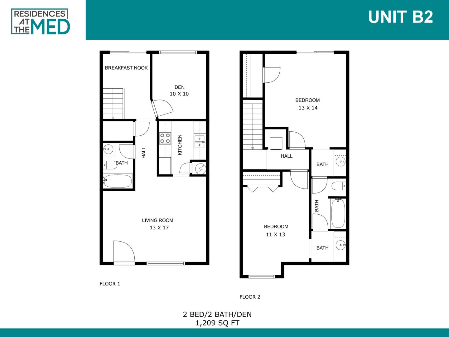 2 Bedroom Apartment – 2111 Holly Hall St. #1810, Houston, TX 77054