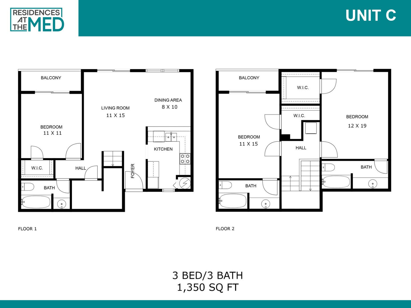 3 Bedroom Apartment – 2111 Holly Hall St. #802, Houston, TX 77054