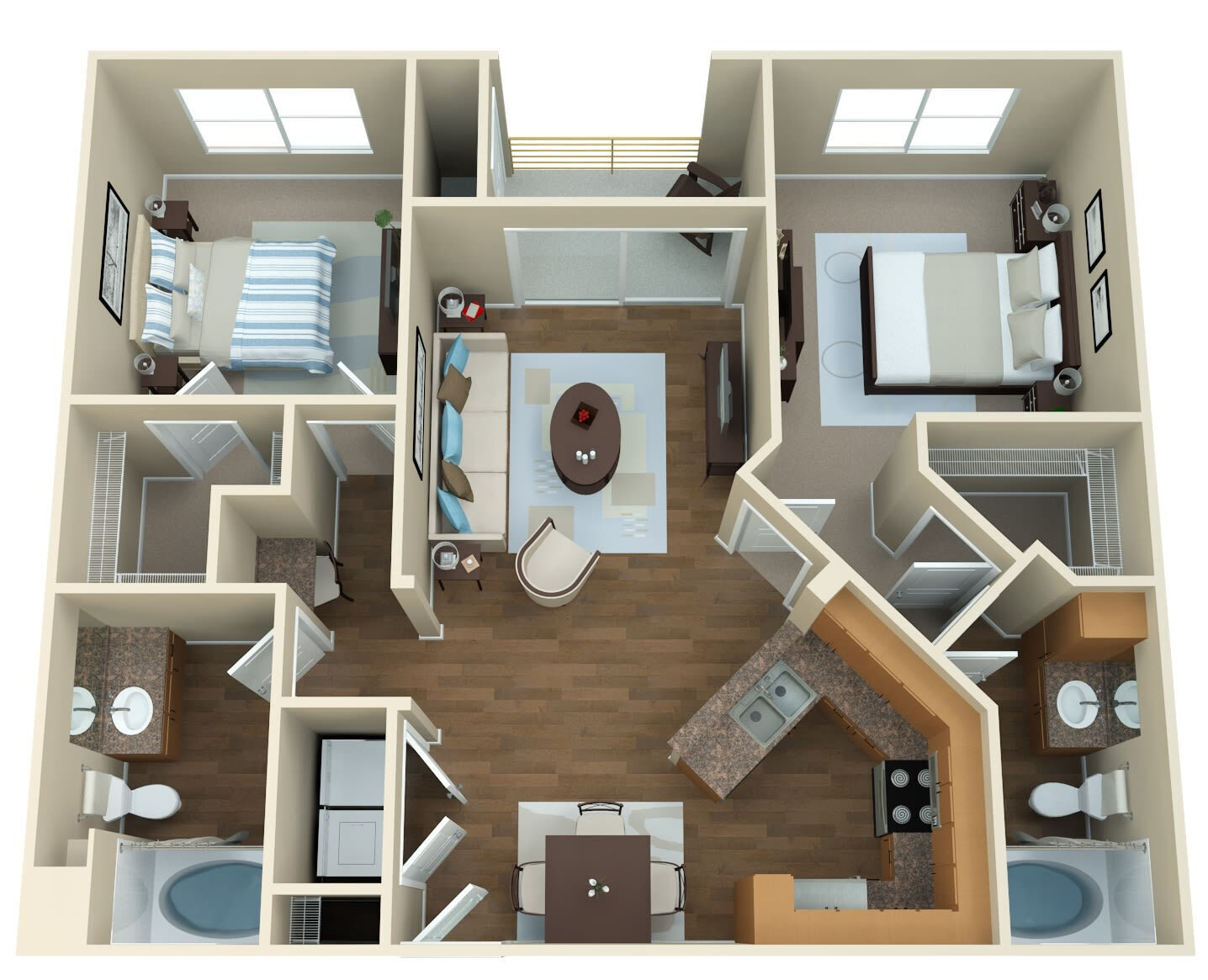 Manhattan floor plan