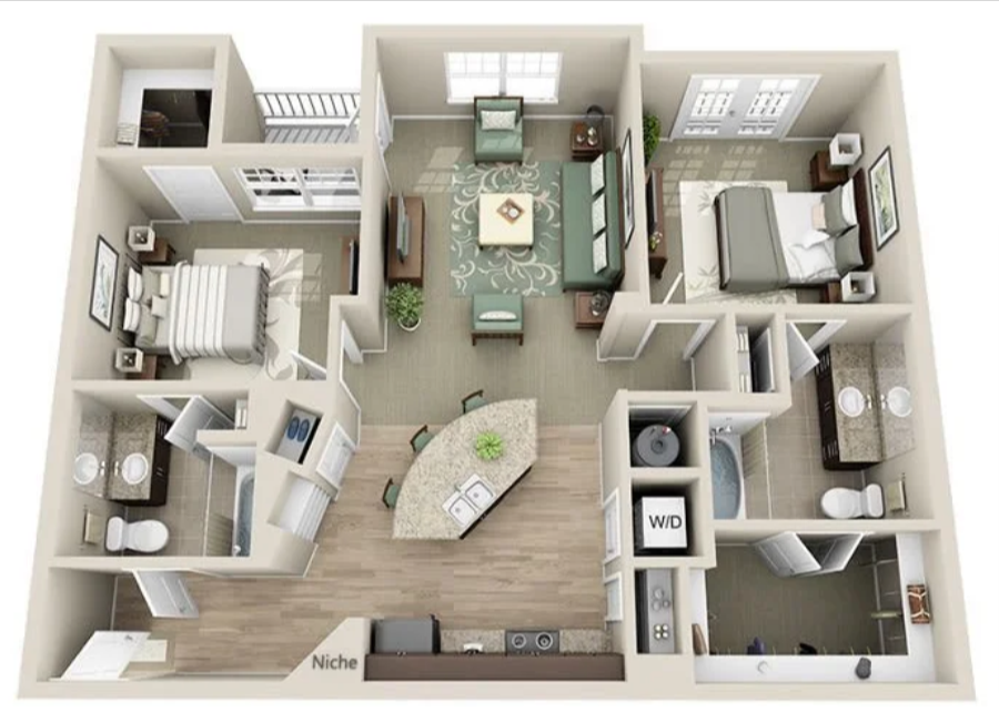 B2 - Brood floor plan