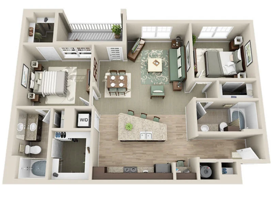 B3 - Host floor plan