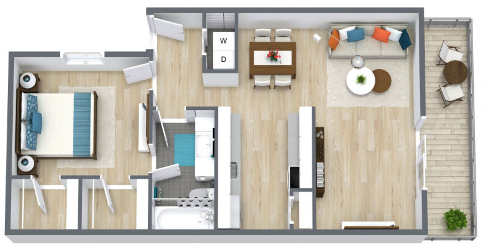 1 Bedroom Apartment – 310 Parramatta Ln #726, Houston, TX 77073