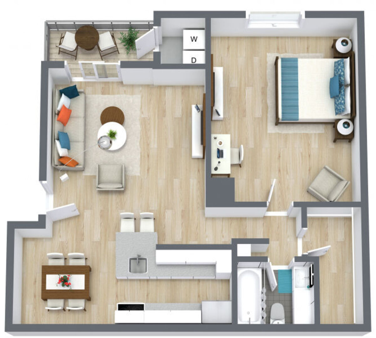 1 Bedroom Apartment – 310 Parramatta Ln #4327, Houston, TX 77073