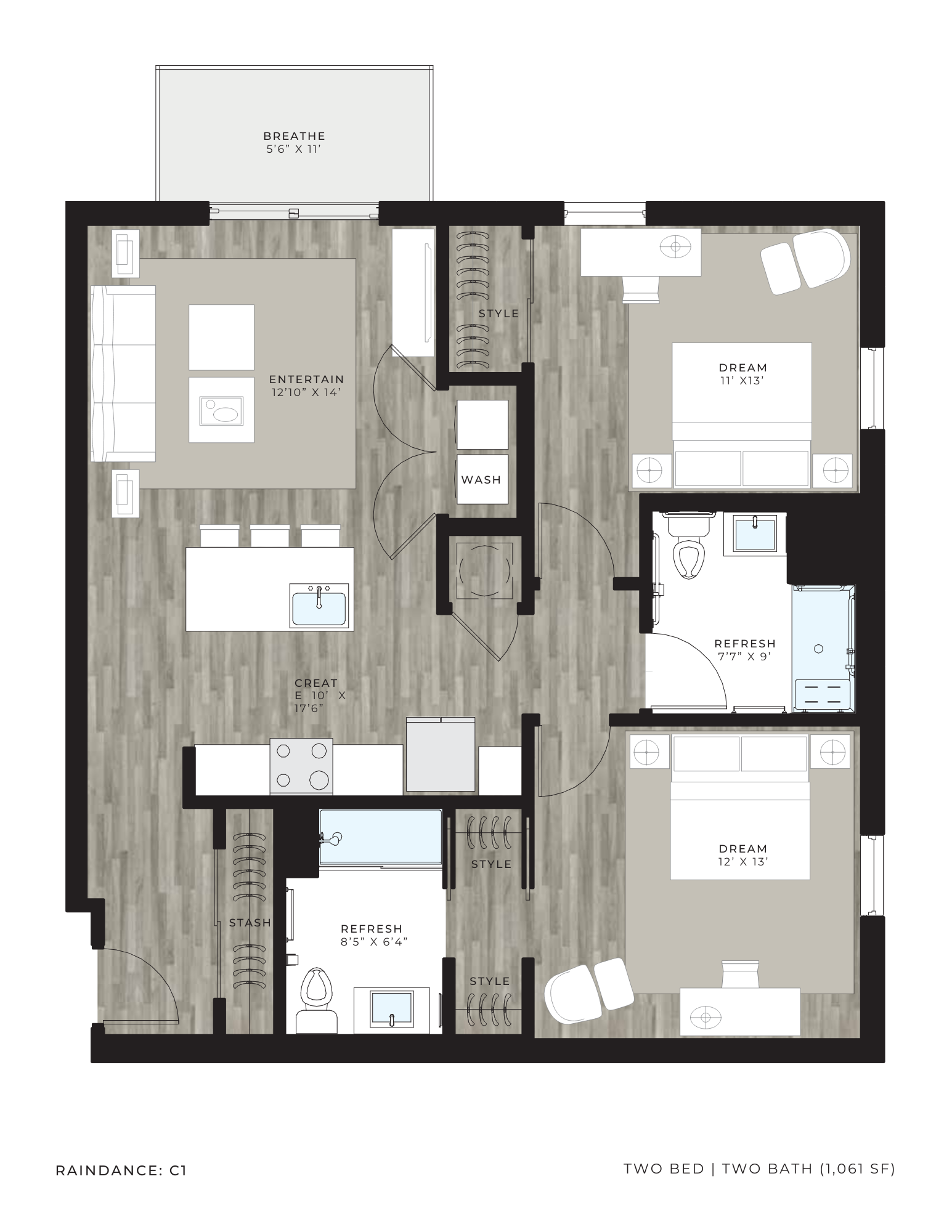 C-1 floor plan