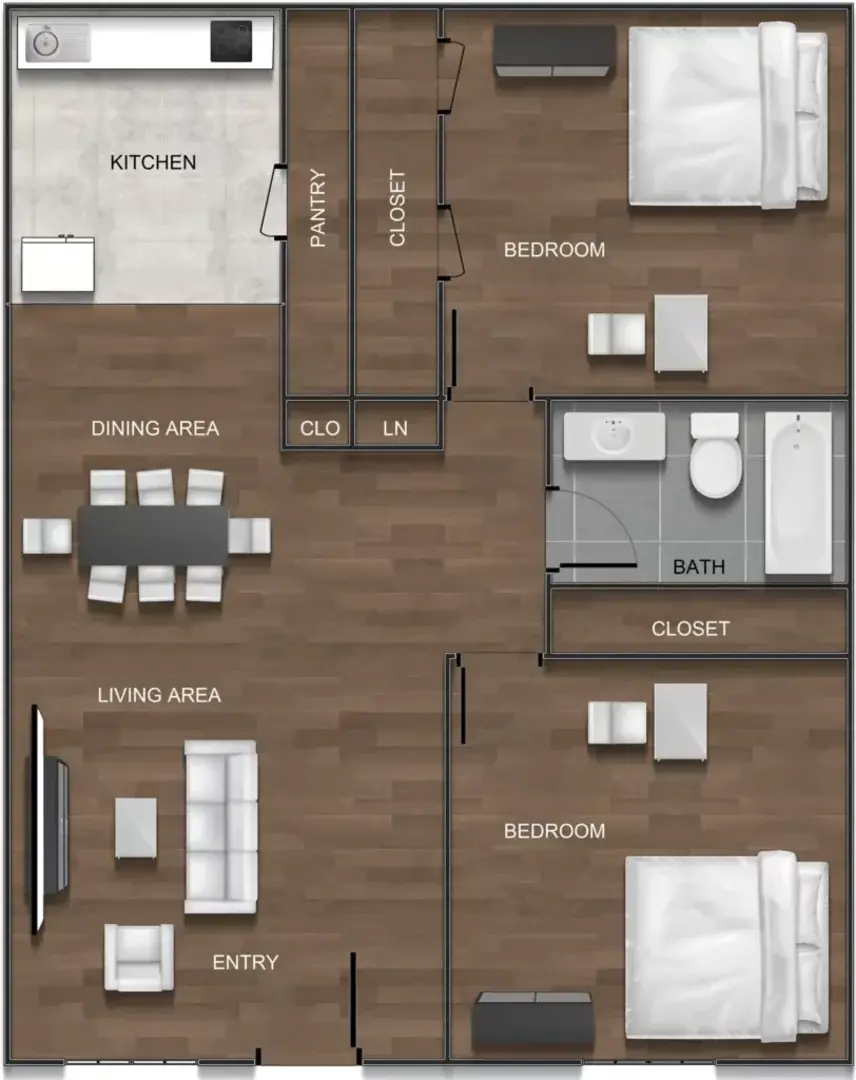2 Bedroom Apartment – 407 Richey Street #411-4, Pasadena, TX 77506