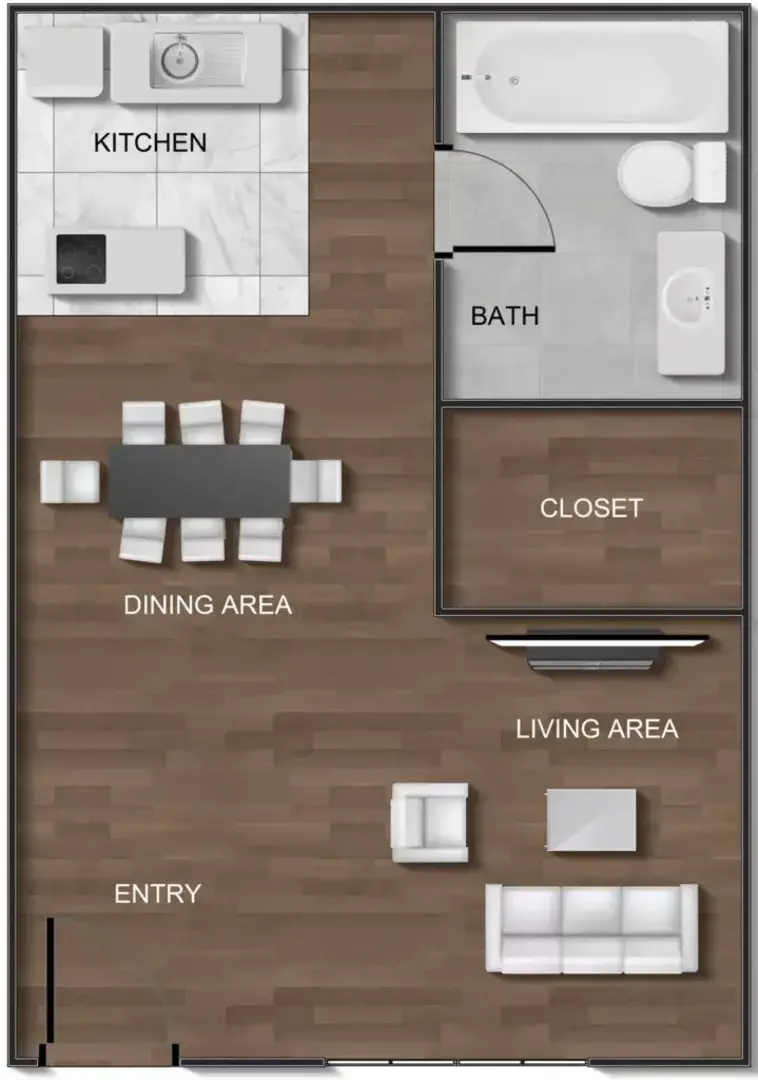 Studio Apartment – 407 Richey Street #411-31, Pasadena, TX 77506