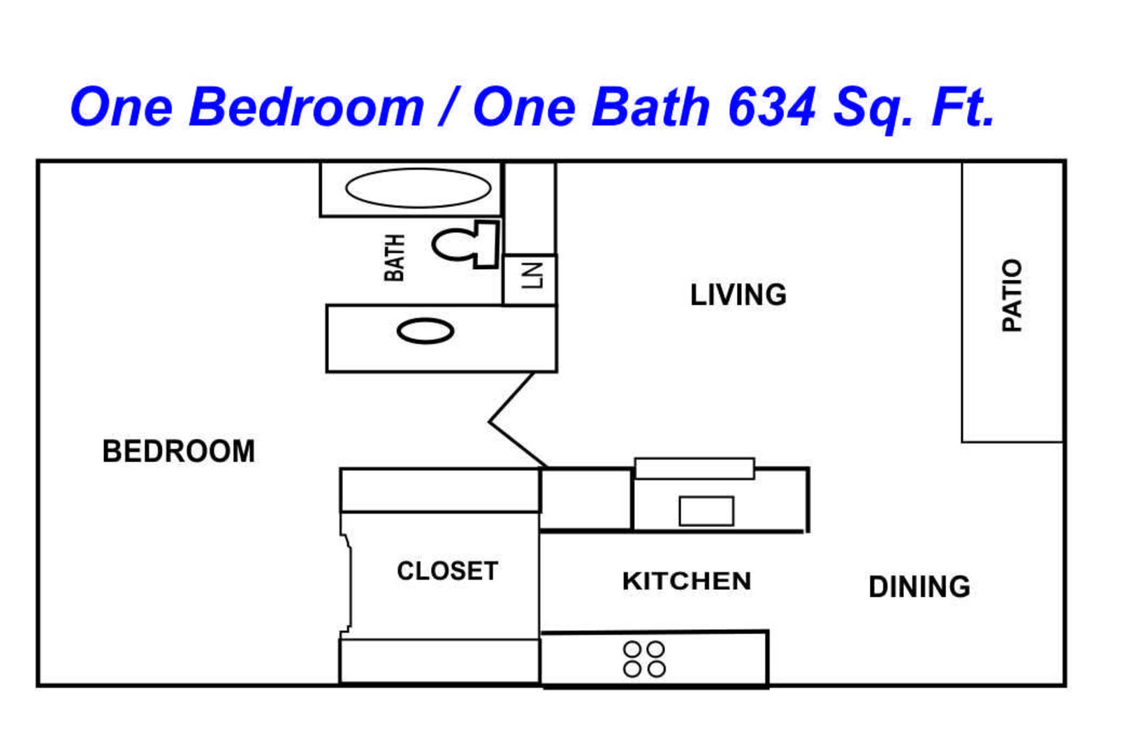 1 Bedroom Apartment – 9303 Town Park Dr #348, Houston, TX 77036