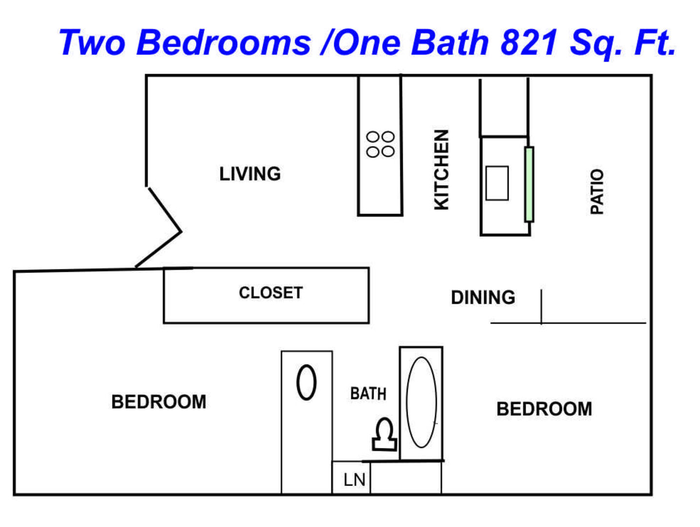 2 Bedroom Apartment – 9303 Town Park Dr #442, Houston, TX 77036