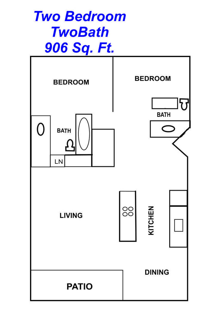 2 Bedroom Apartment – 9303 Town Park Dr #118, Houston, TX 77036