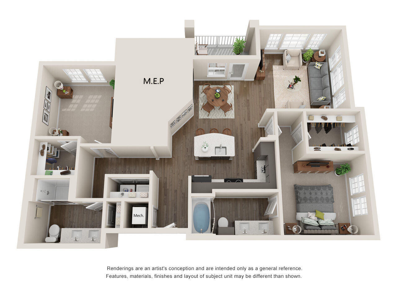 Mandarin floor plan