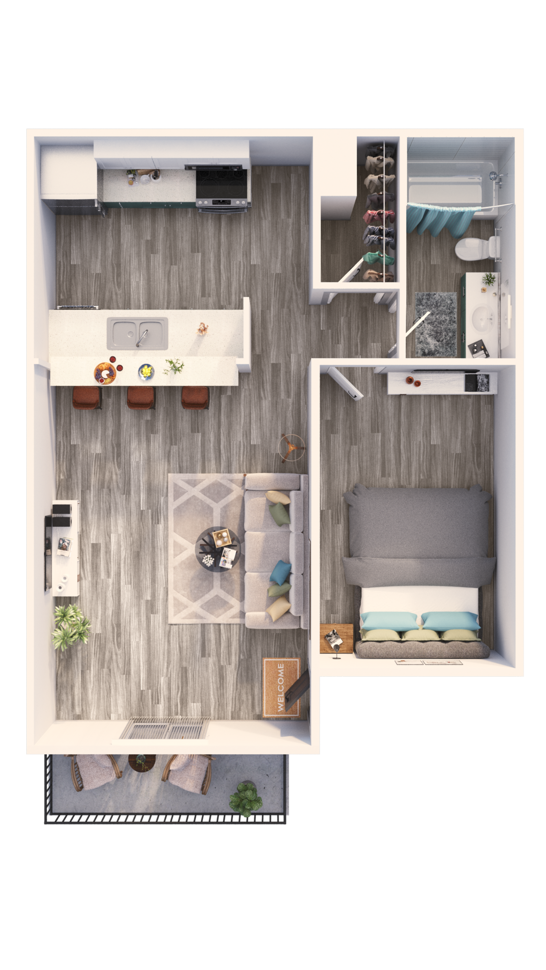 A2 floor plan