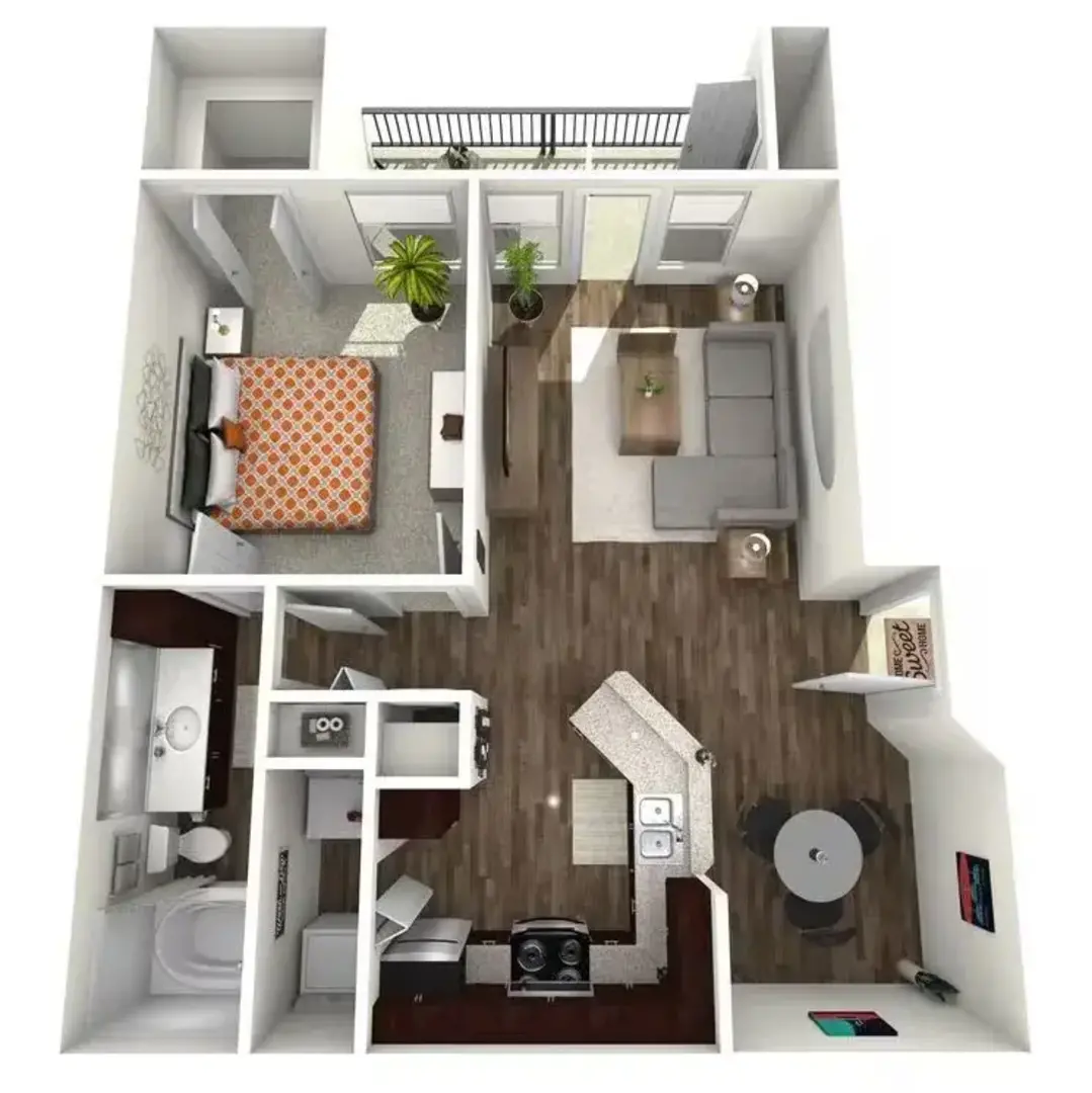 1 Bedroom Apartment – 2828 Hayes Rd #635, Houston, TX 77082