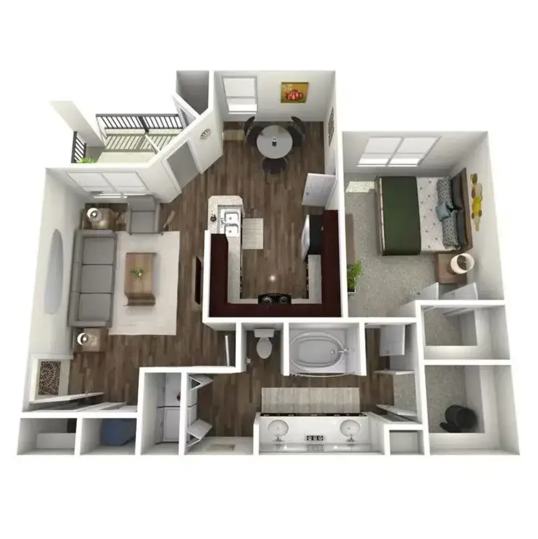 1 Bedroom Apartment – 2828 Hayes Rd #935, Houston, TX 77082