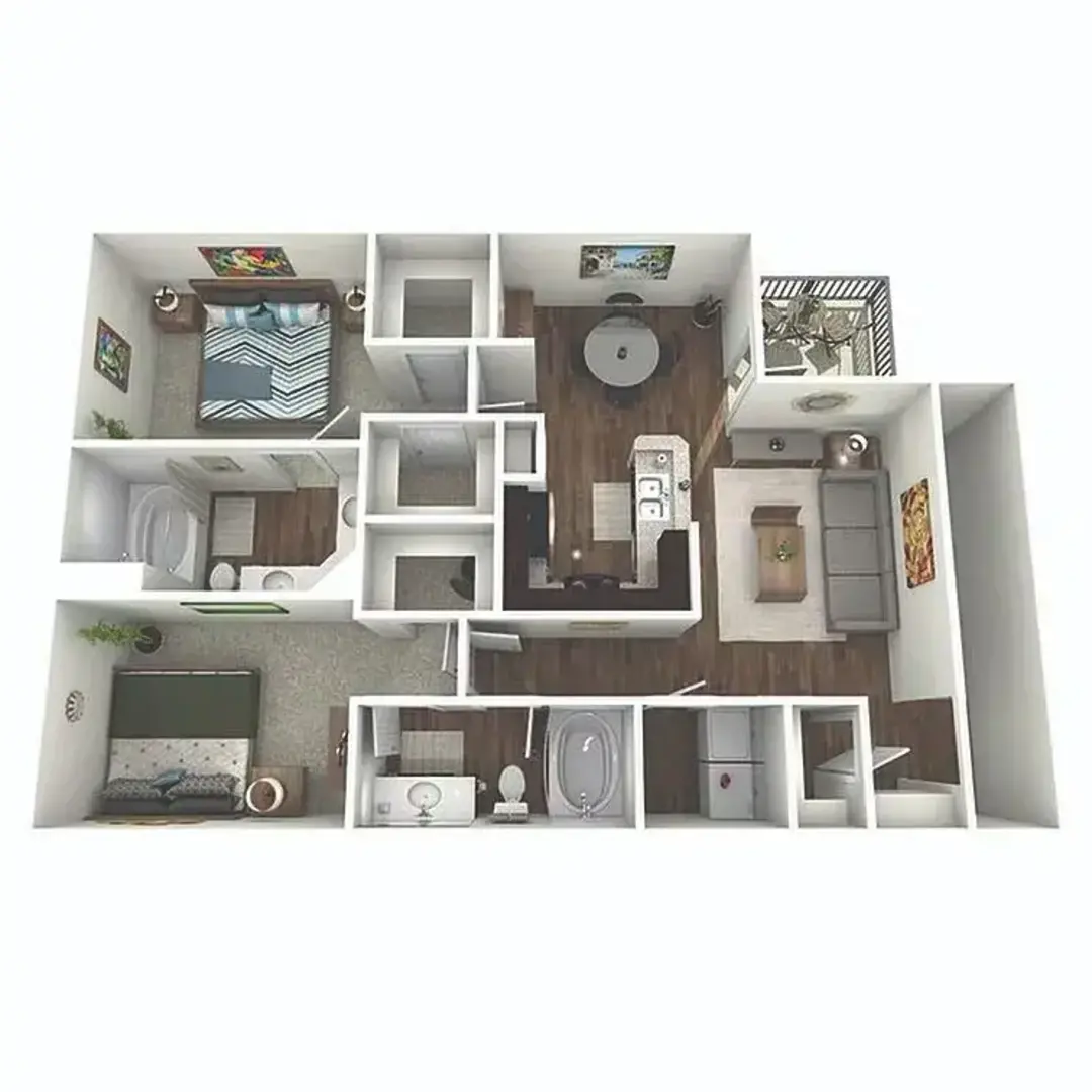 2 Bedroom Apartment – 2828 Hayes Rd #418, Houston, TX 77082