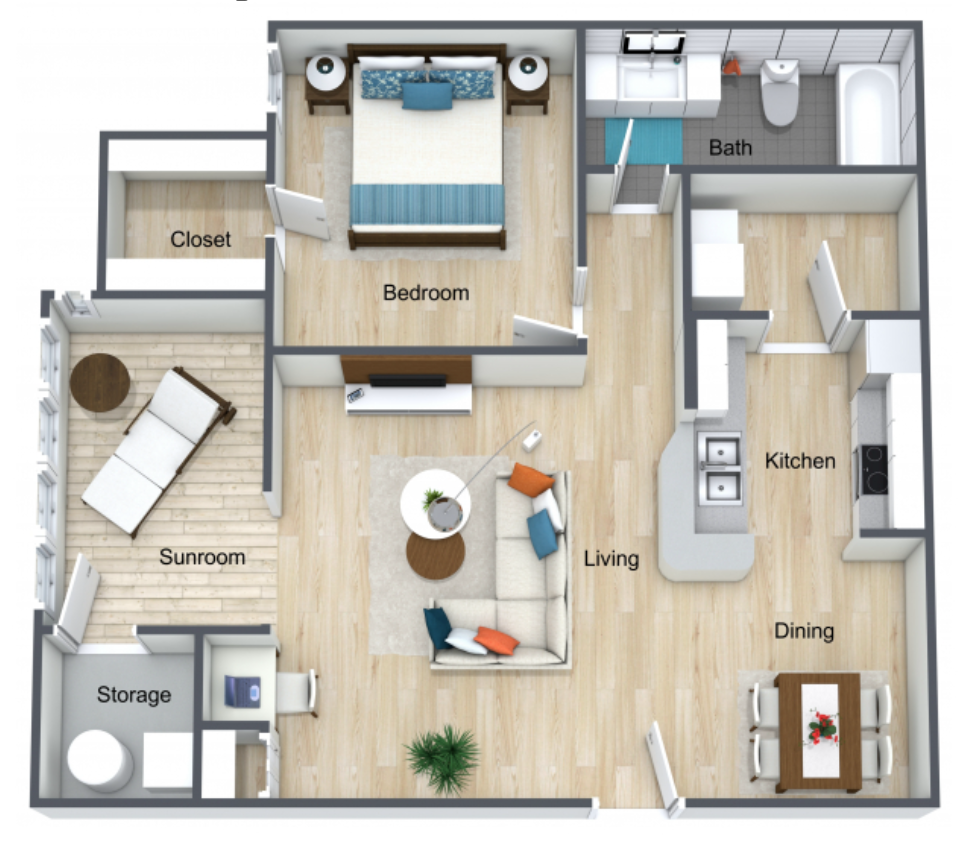 A1 floor plan