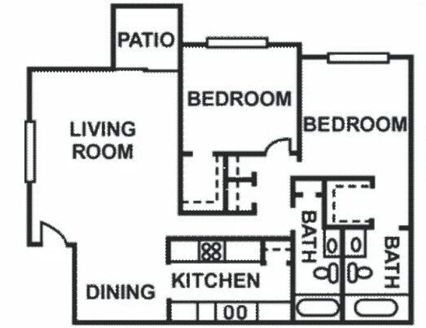 2 Bedroom Apartment – 7201 Spencer Hwy #91, Pasadena, TX 77505