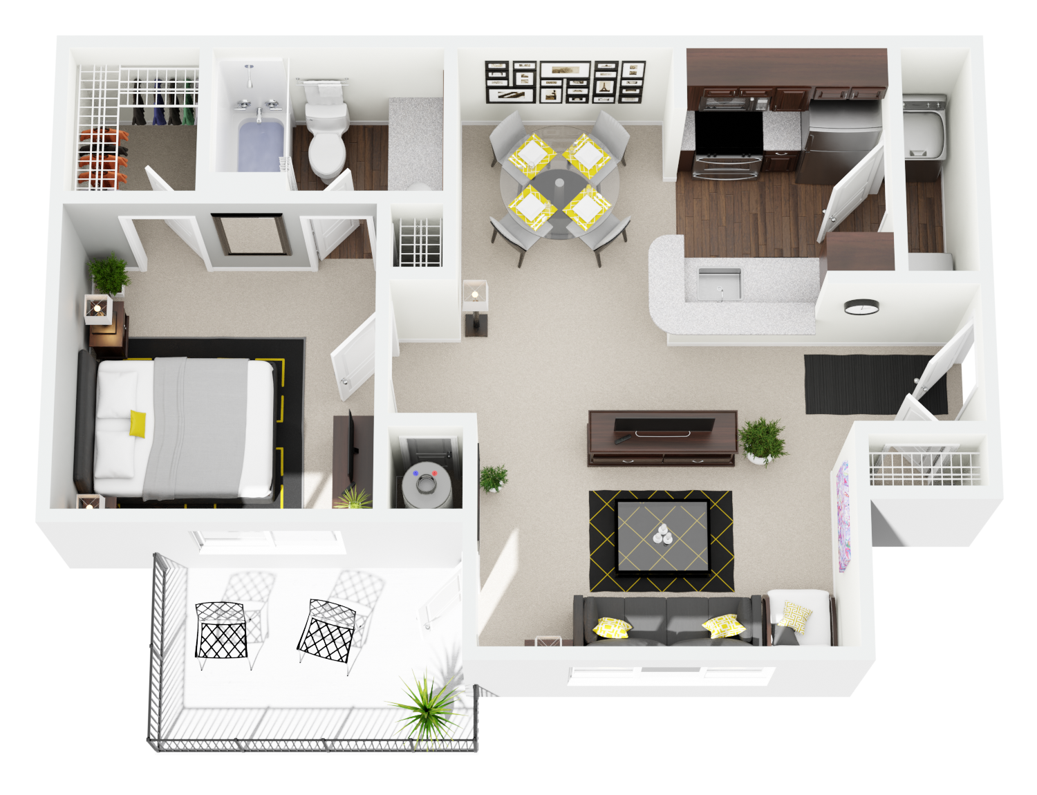 A1 floor plan