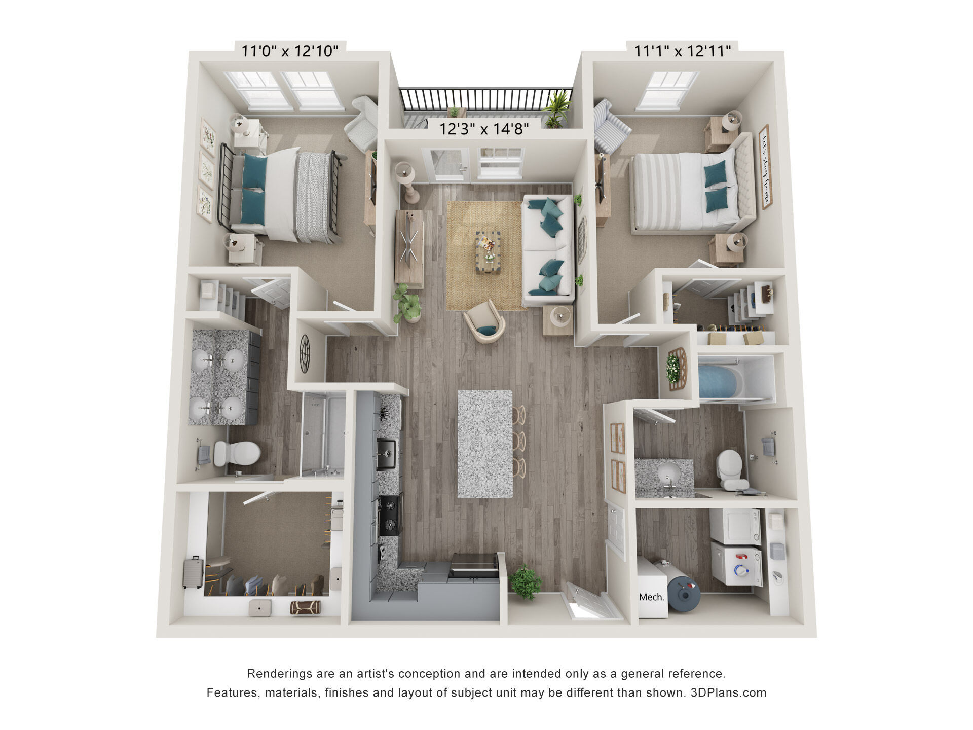B1-LL floor plan