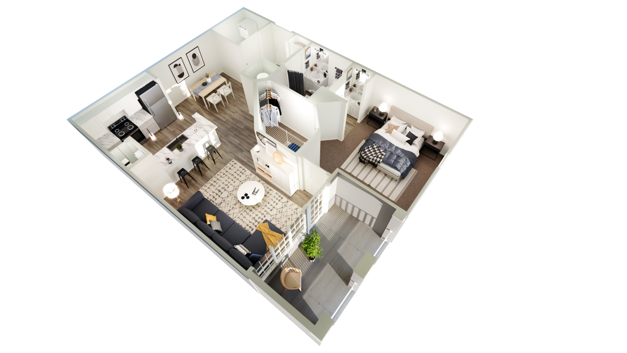 A1 Renovated floor plan