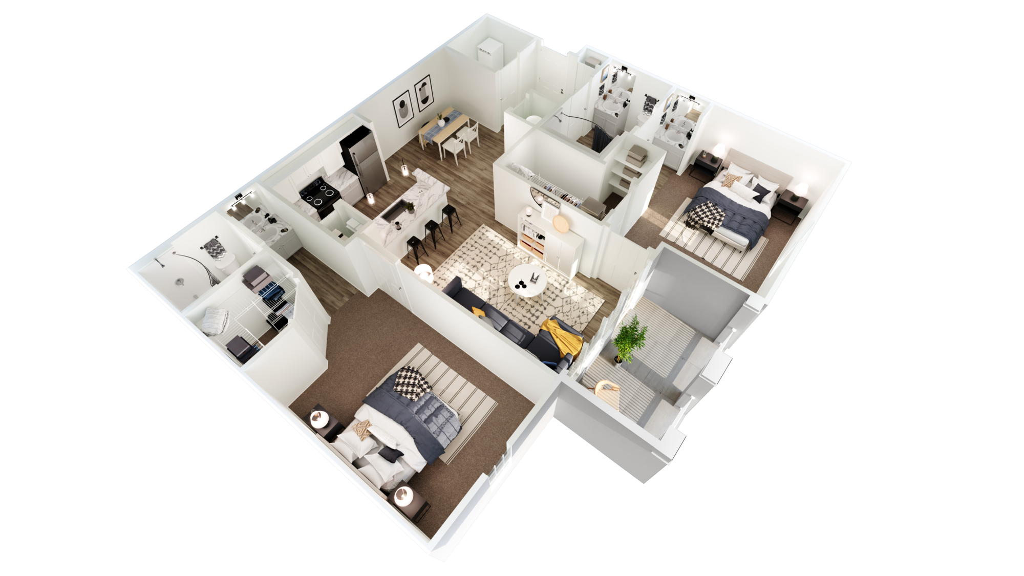 B1 Renovated floor plan