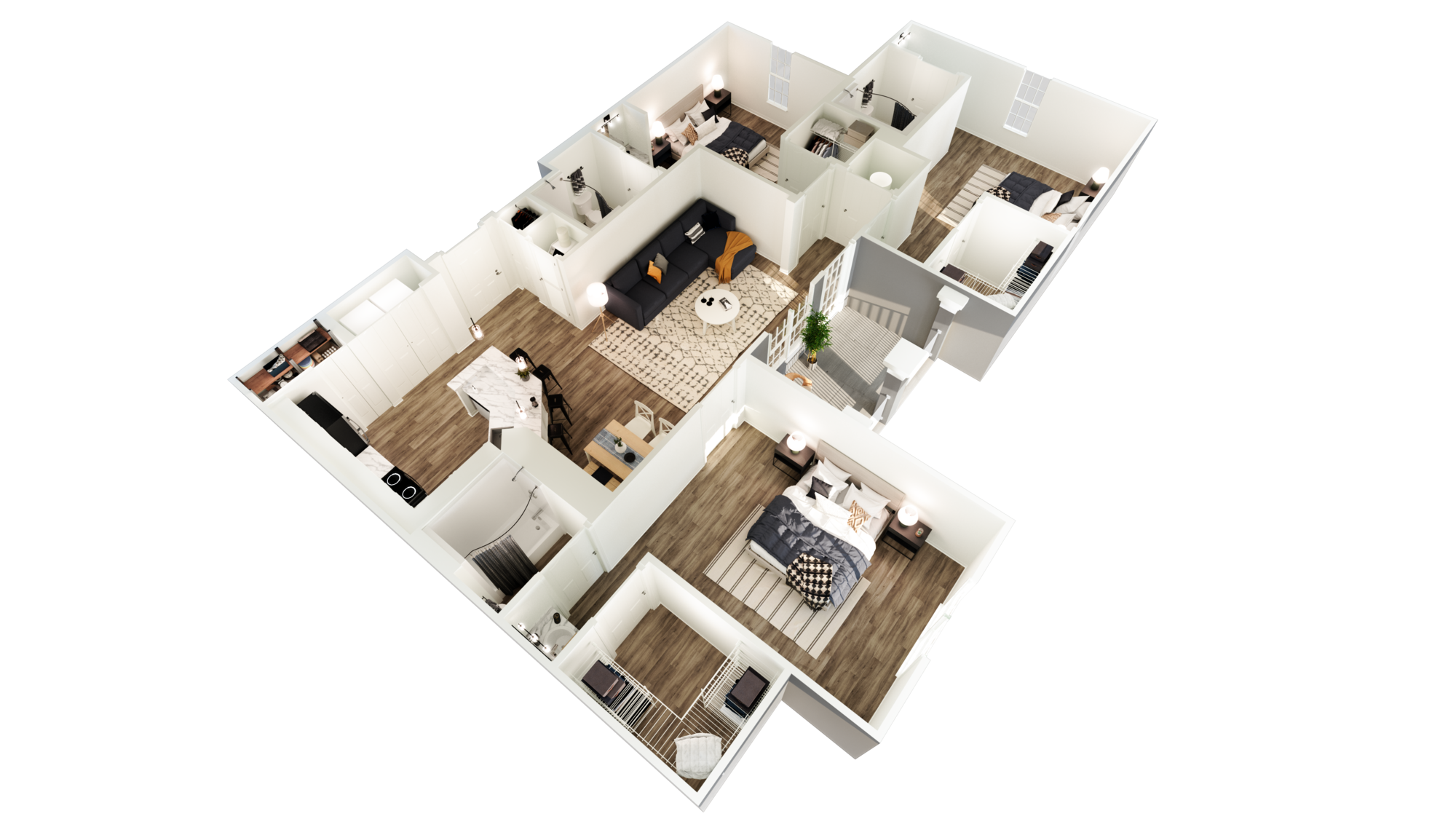 C1 Renovated floor plan