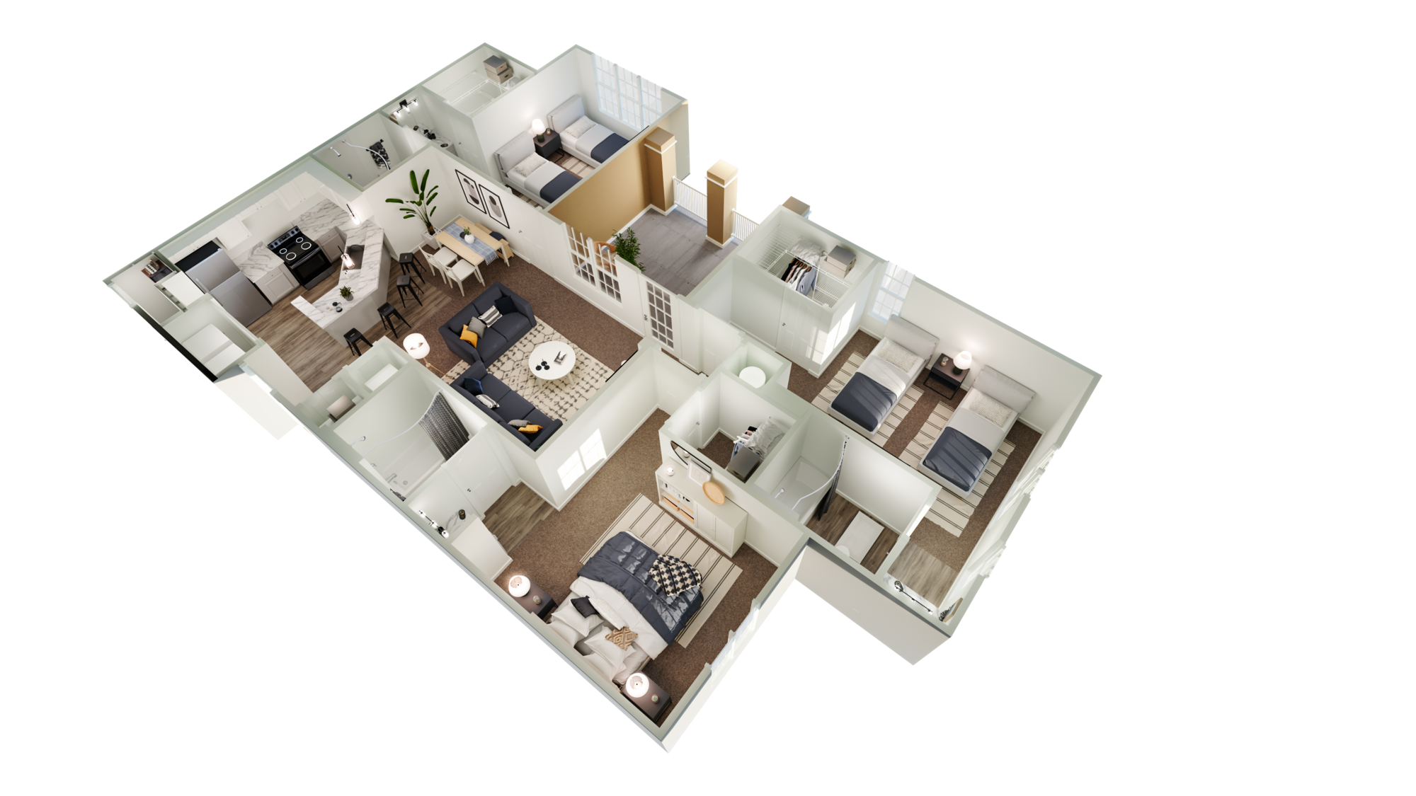C2 Renovated floor plan