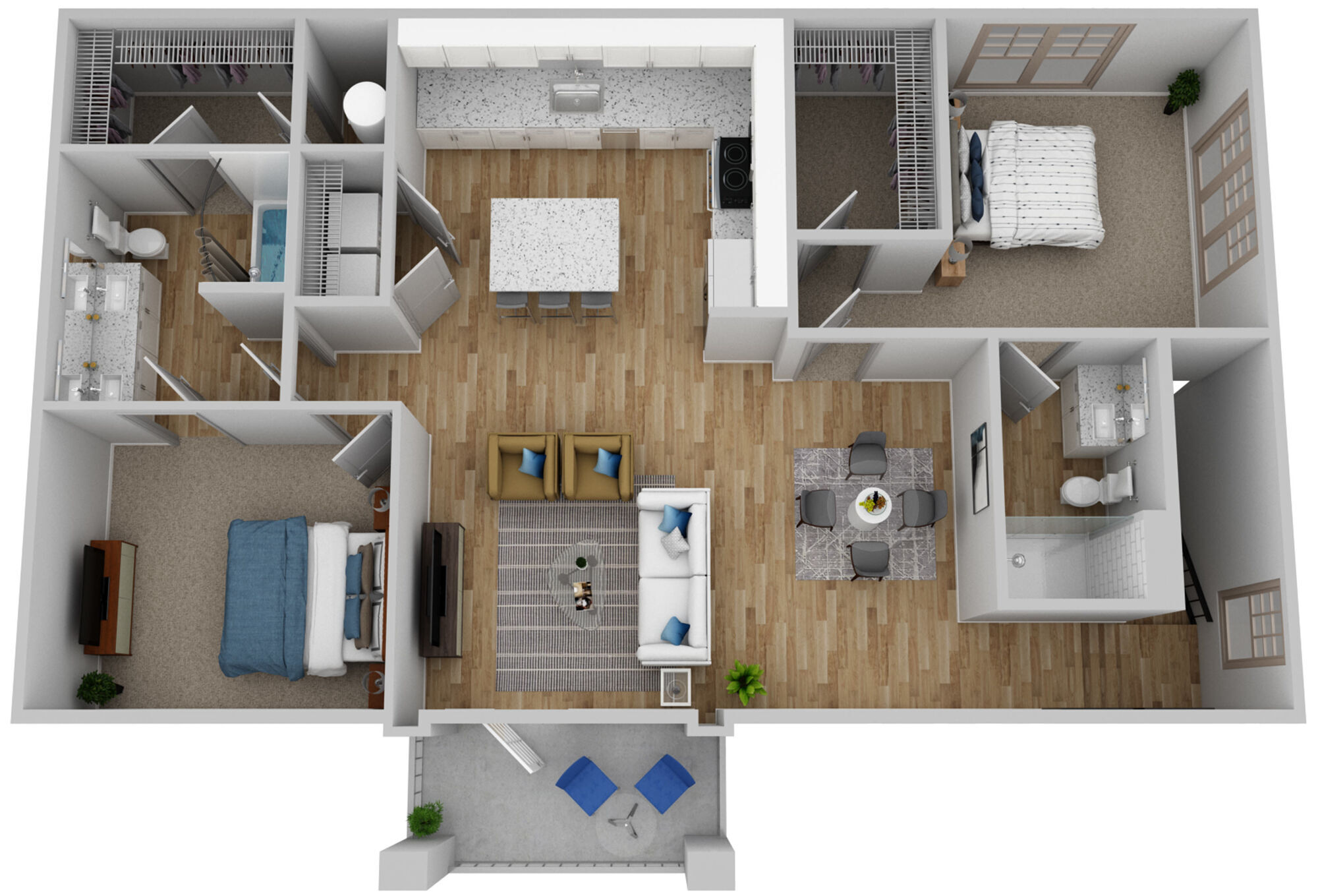B3-LL floor plan