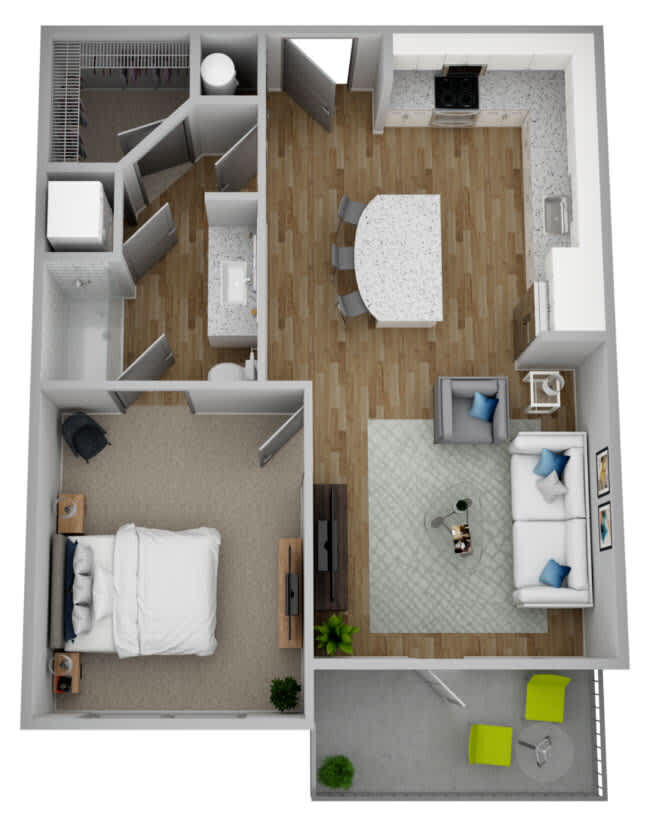 A1-LL floor plan